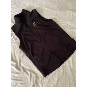 Spyder Womens Softshell Vest Size S Black Water-Resistant Full-Zip